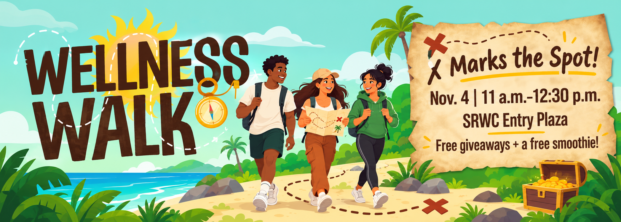 Wellness Walk: X Marks the Spot
