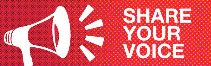 Share Your Voice banner