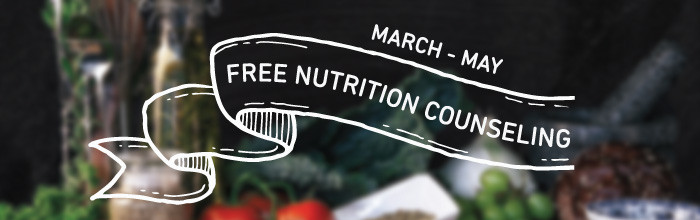 Free Nutrition Counseling from March to May